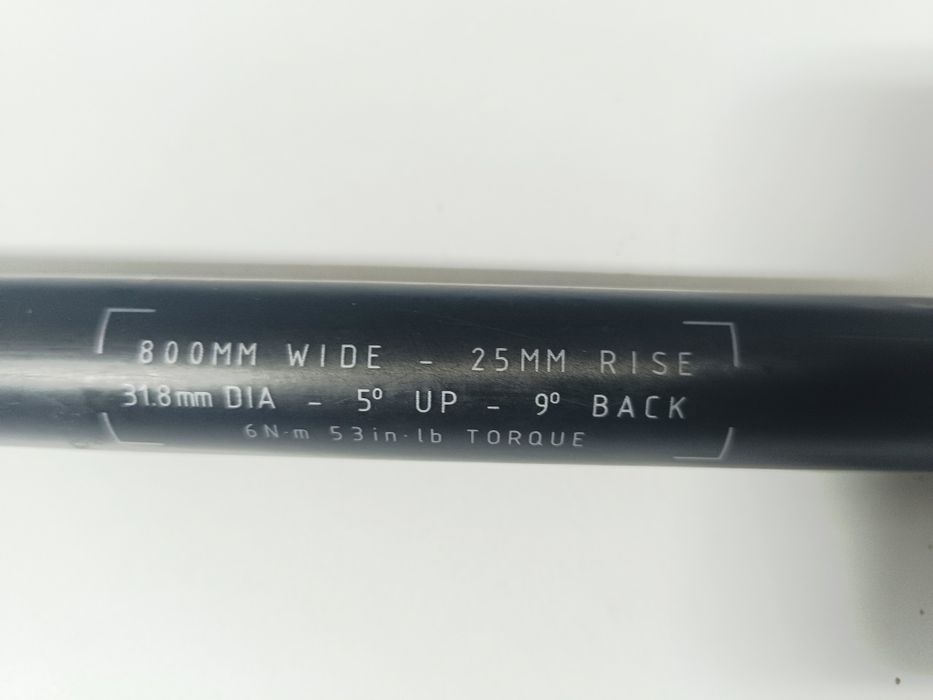 Guiador truvativ descendant riser carbono downhill 25mm