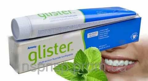 Оригинальная фтористая зубная паста Glister 150 мл/ 200 г USA ORIGINAL