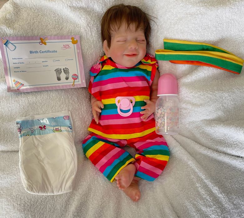 Лялька реборн дівчинка