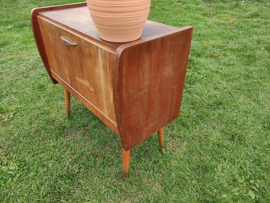 Szafka komoda barek szafka nocna vintage retro PRL DDR art deco
