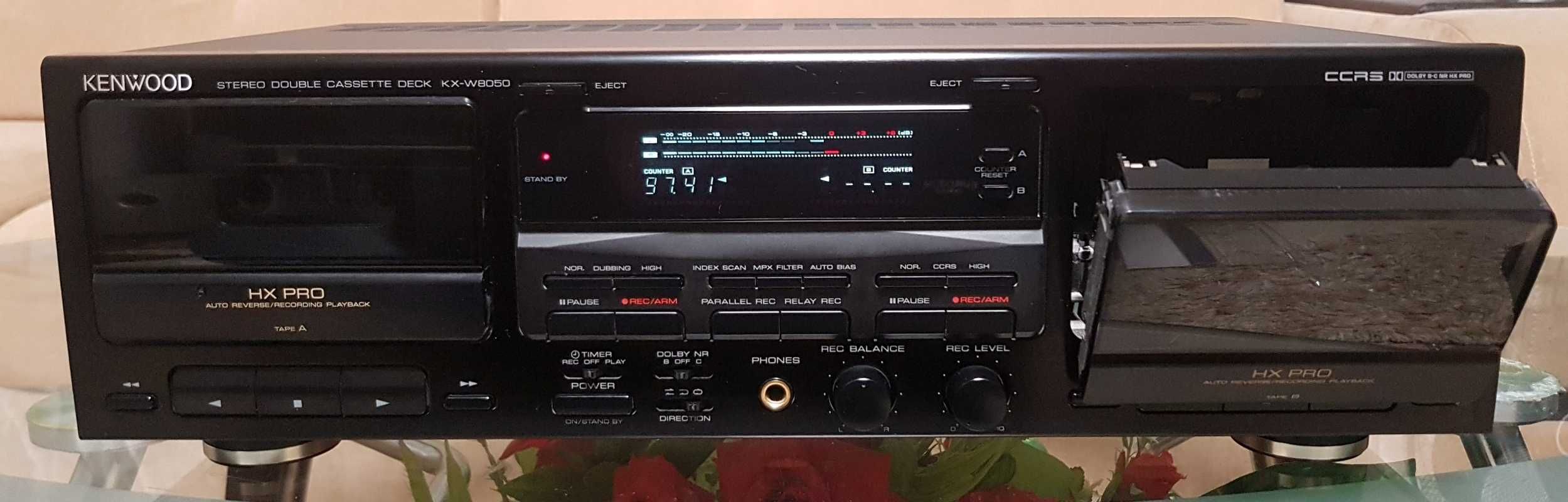 Двухкассетная дека Kenwood KX-W 8050 HX-PRO CCRS made in Japan