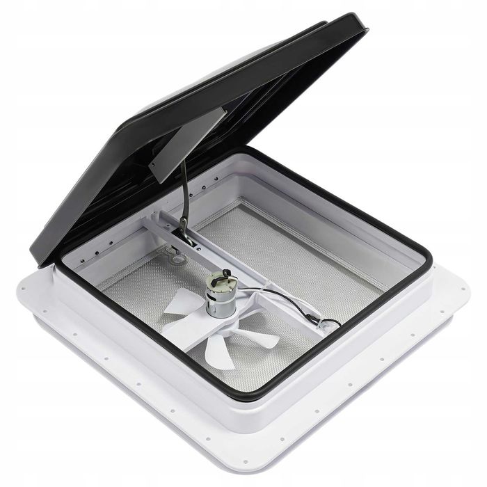 Okno Świetlik Wywietrznik wentylator do  kampera 42 X 42 cm 200 zł