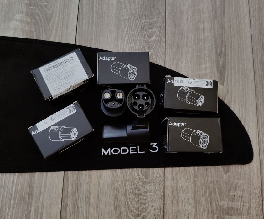 Перехідник Type 1(j1772)-Tesla Adapter для Тесли тайп1 guwieyg зарядка