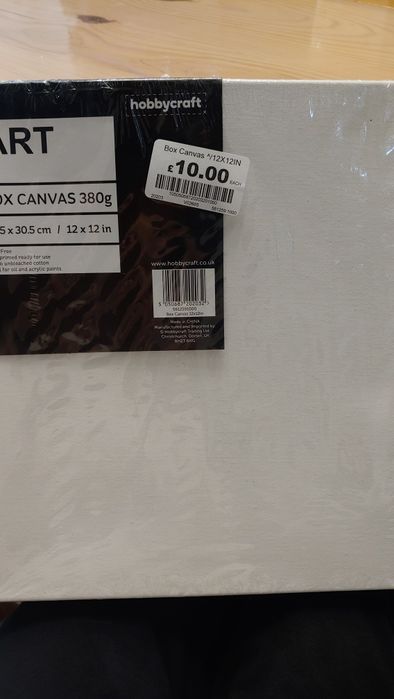 Холст для малювання для картини рисования полотно 30.5 х 30.5