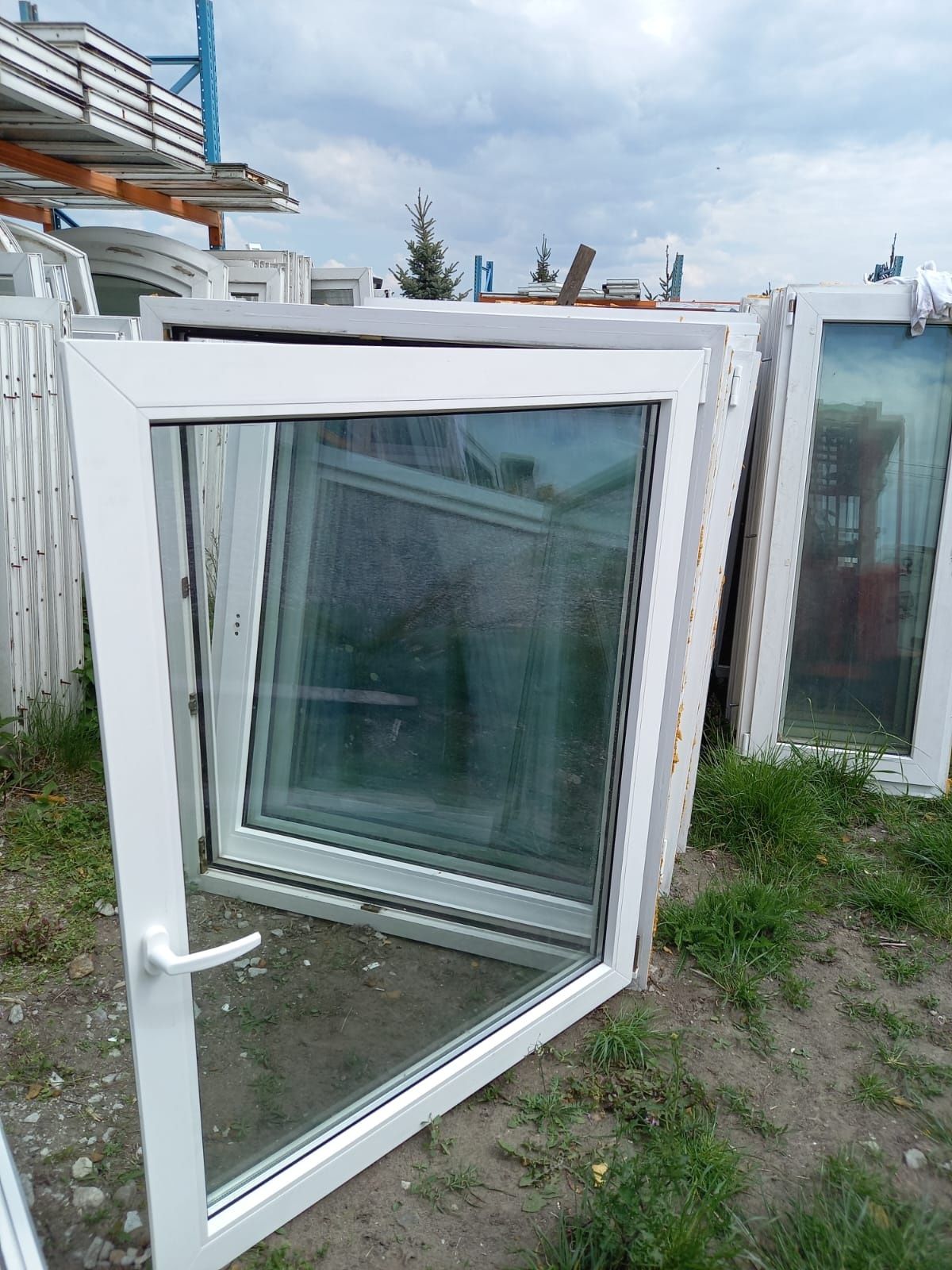 Okna 112x135 pcv plastikowe okno Niemieckie używane DOWÓZ CAŁY KRAJ
