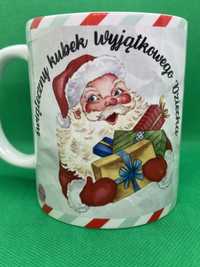 Kubek ceramiczny od Świętego Mikołaja Wyjątkowego Dziecka świąteczny