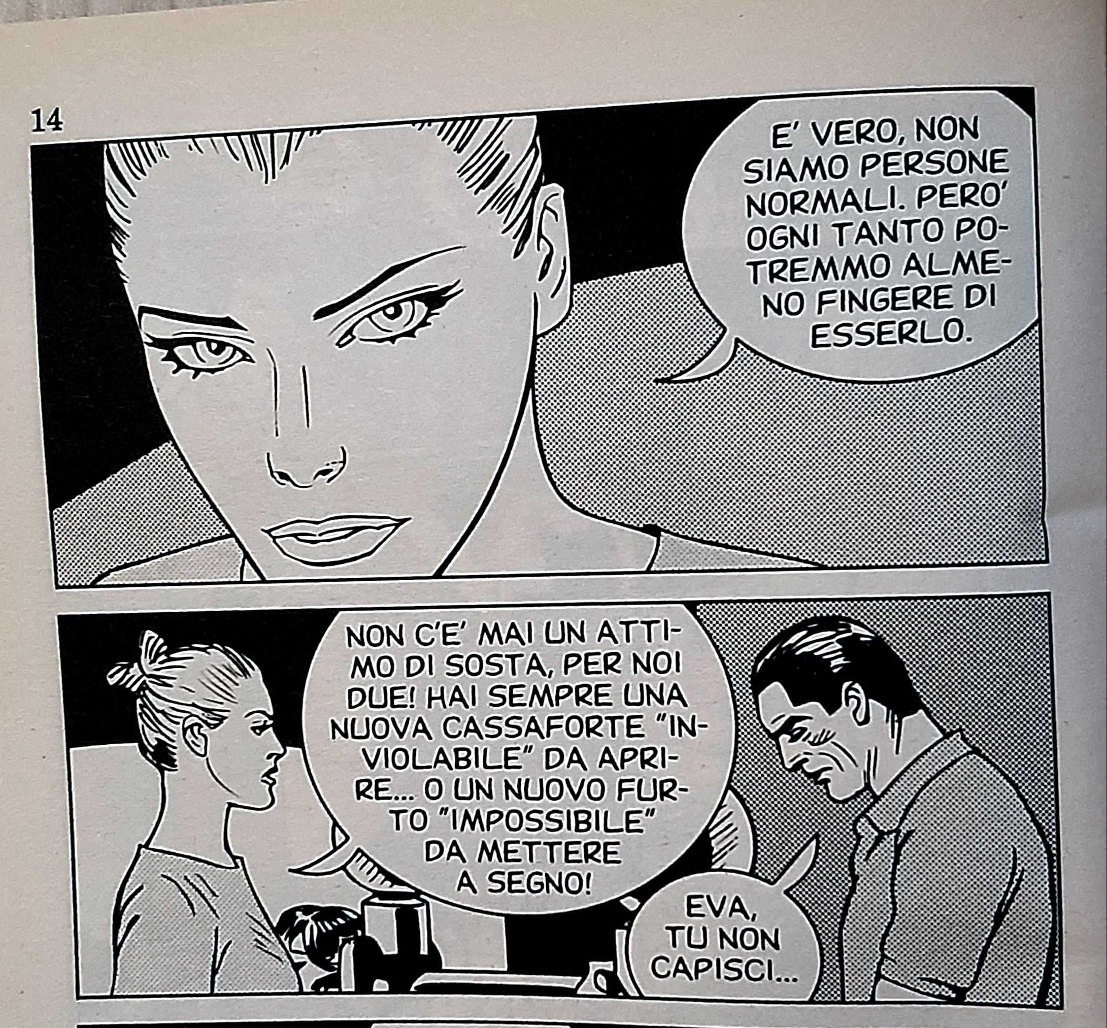 Lote 4 Diabolik. Banda desenhada original em Italiano