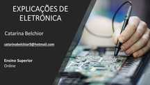 Explicações de Eletrónica