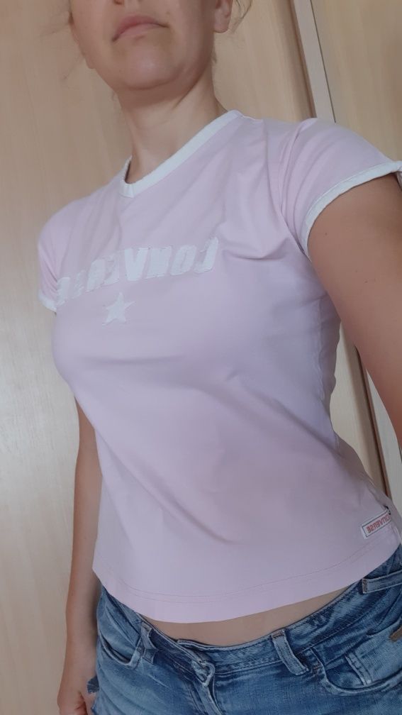 Converse All Star t-shirt, 164 cm. Nova..