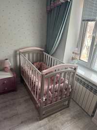 Дитяче ліжко Верес + пеленальний комод Верес