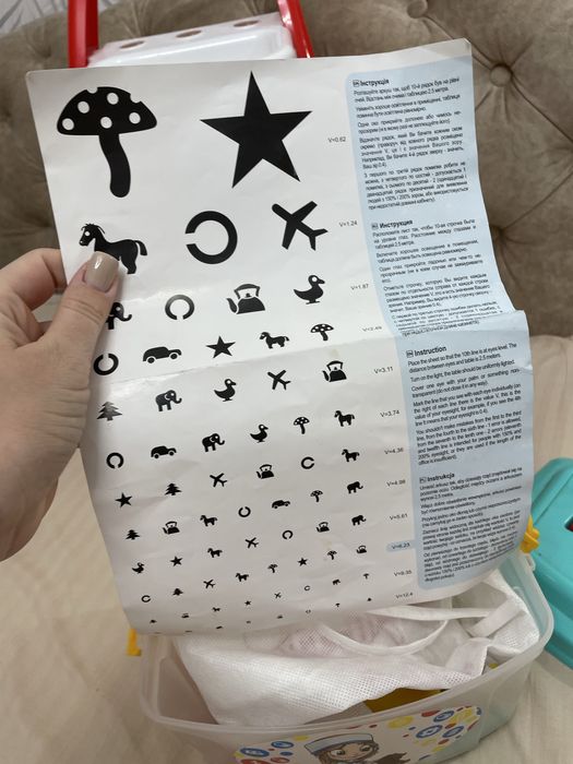 Набір лікаря з тележкою