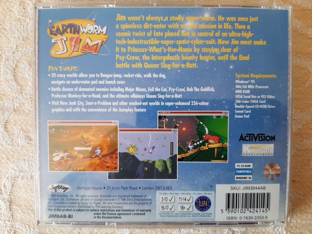 earthworm jim PC