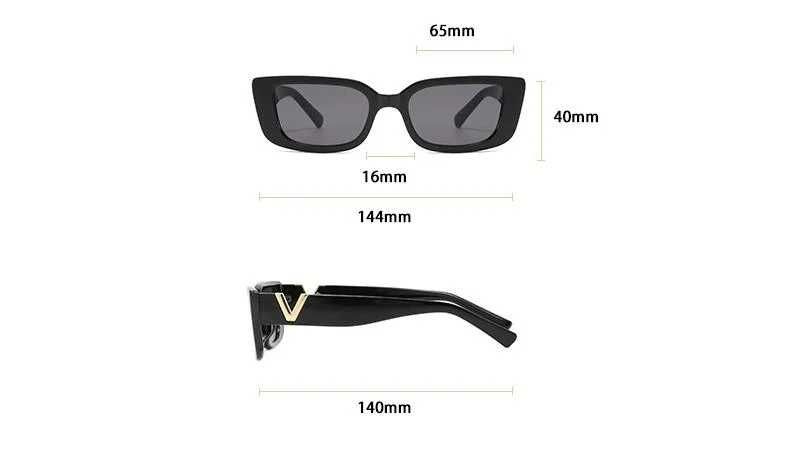 Okulary Przeciwsłoneczne Damskie "kocie" V - UV400