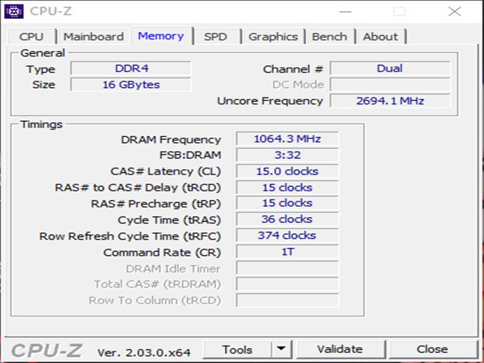 DDR4 8GB KingSton 2133