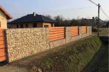 Ogrodzenie gabionowe kosz ogrodzeniowy 103cm x 250cm x 24cm