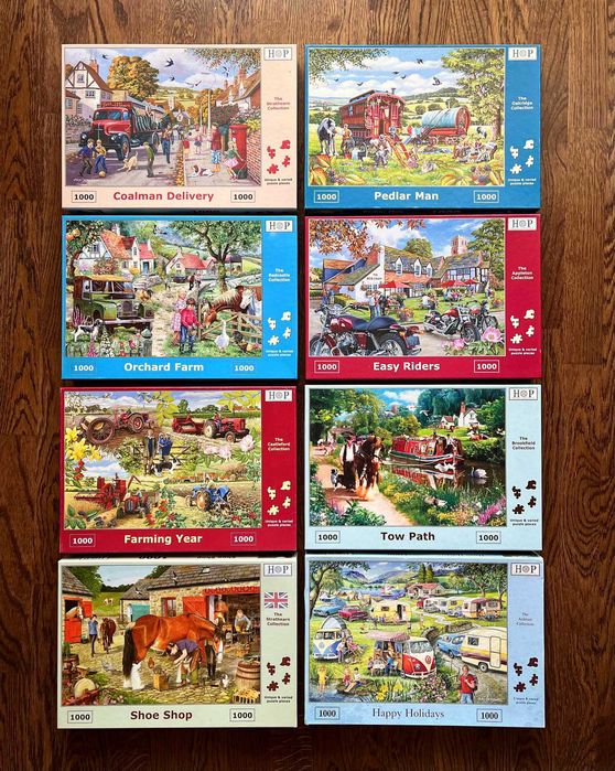 Пазли HOP на 1000 елементів. Англія. Комплекти
