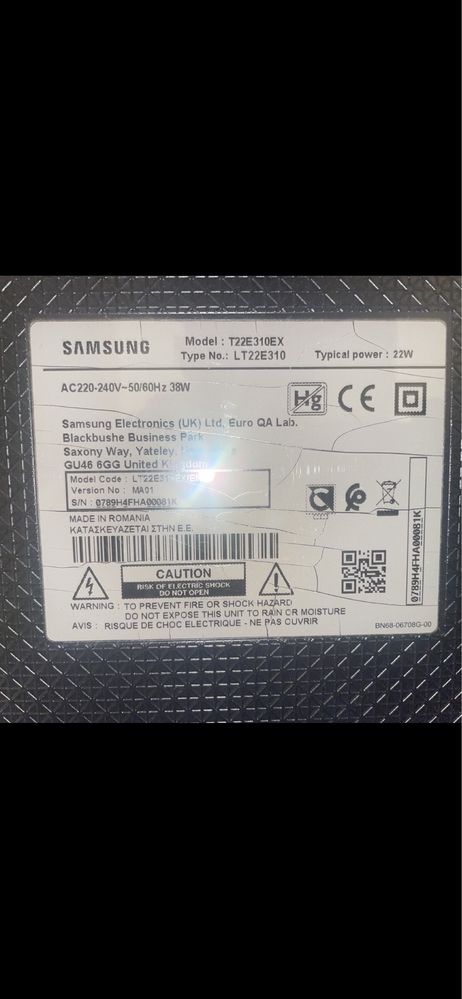Tv/monitor Samsung Full HD 22 polegadas