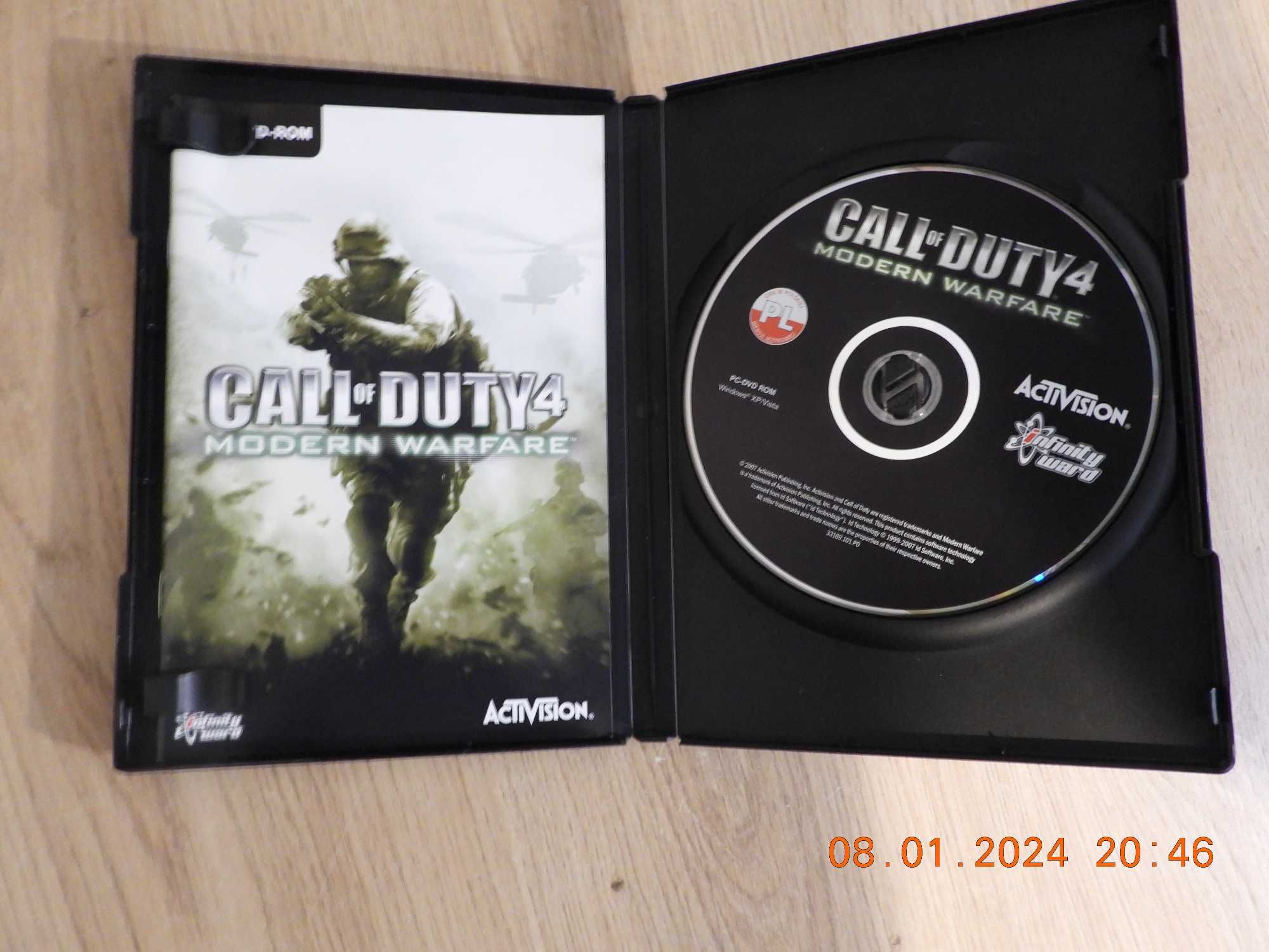 Call of Duty 4 - Modern Warfare -Wersja Pudełkowa. PL  - PC