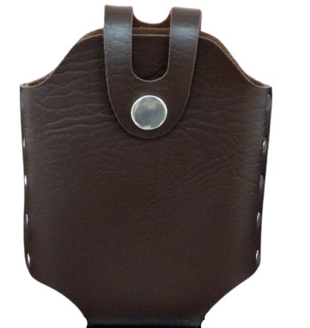 Etui na Piersiówkę 240ml z Przypięciem do Paska - Brązowe