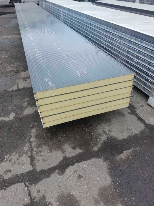 płyta warstwowa ścienna kolor 7016 dł.10m - pir 100,obornicka -od ręki