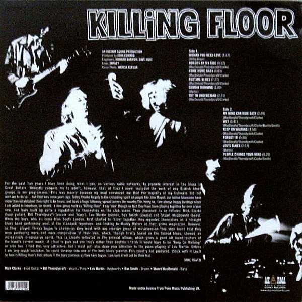 KILLING FLOOR- KILLING FLOOR- LP-płyta nowa , zafoliowana