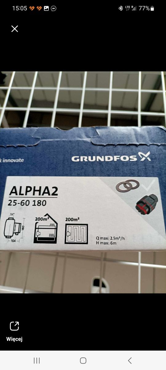 Pompa obiegowa Grundfos Alpha 2 Autoadapt