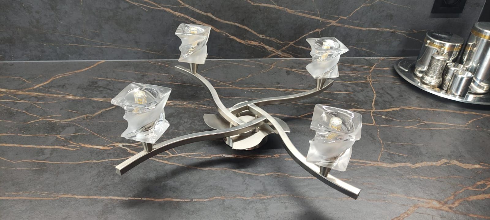 Lampa sufitowa Żyrandol +żarówki led