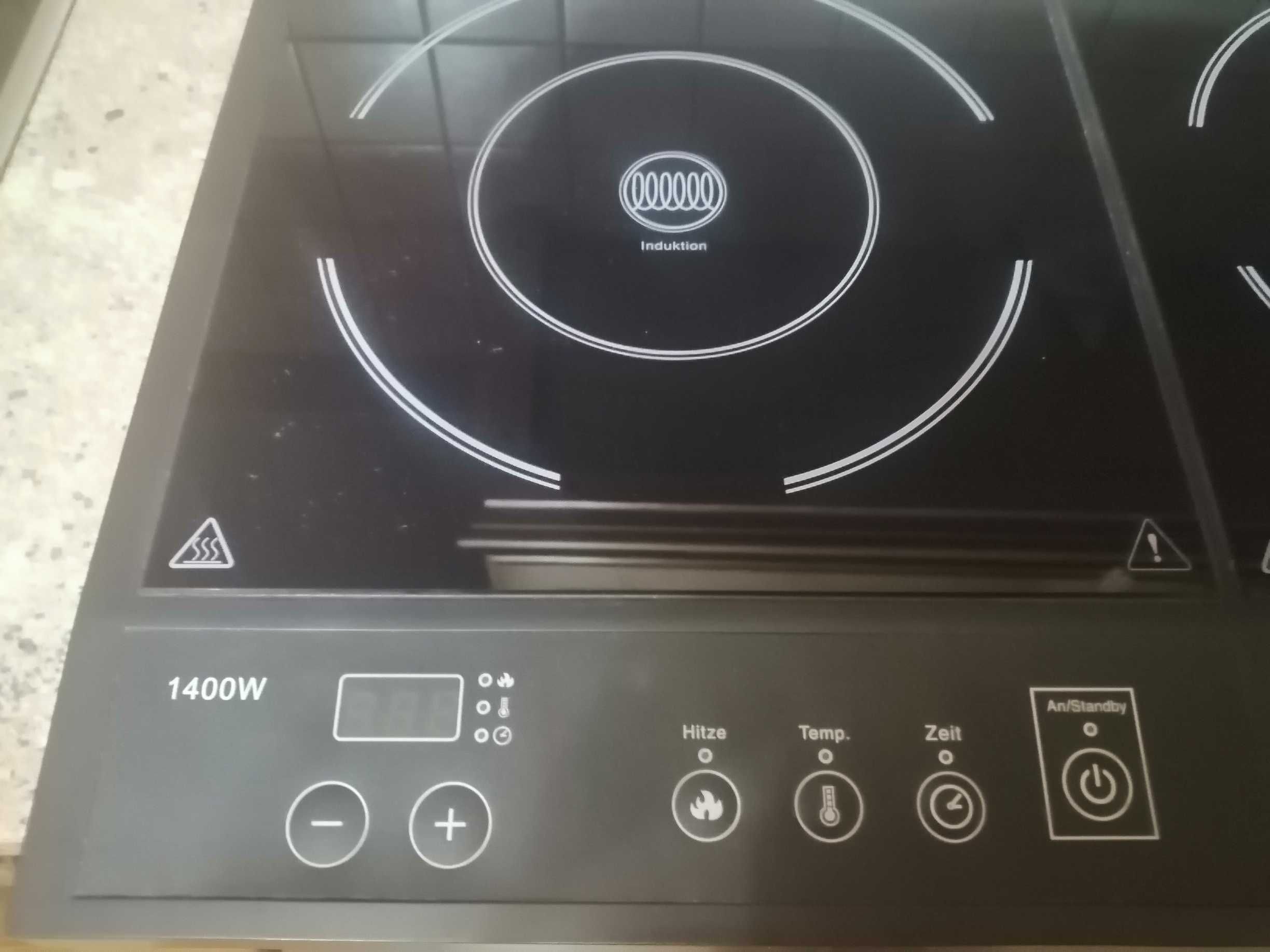 Kuchenka indukcyjna 2 palniki przenosna 1400 i 2000W  Model DIC 3400