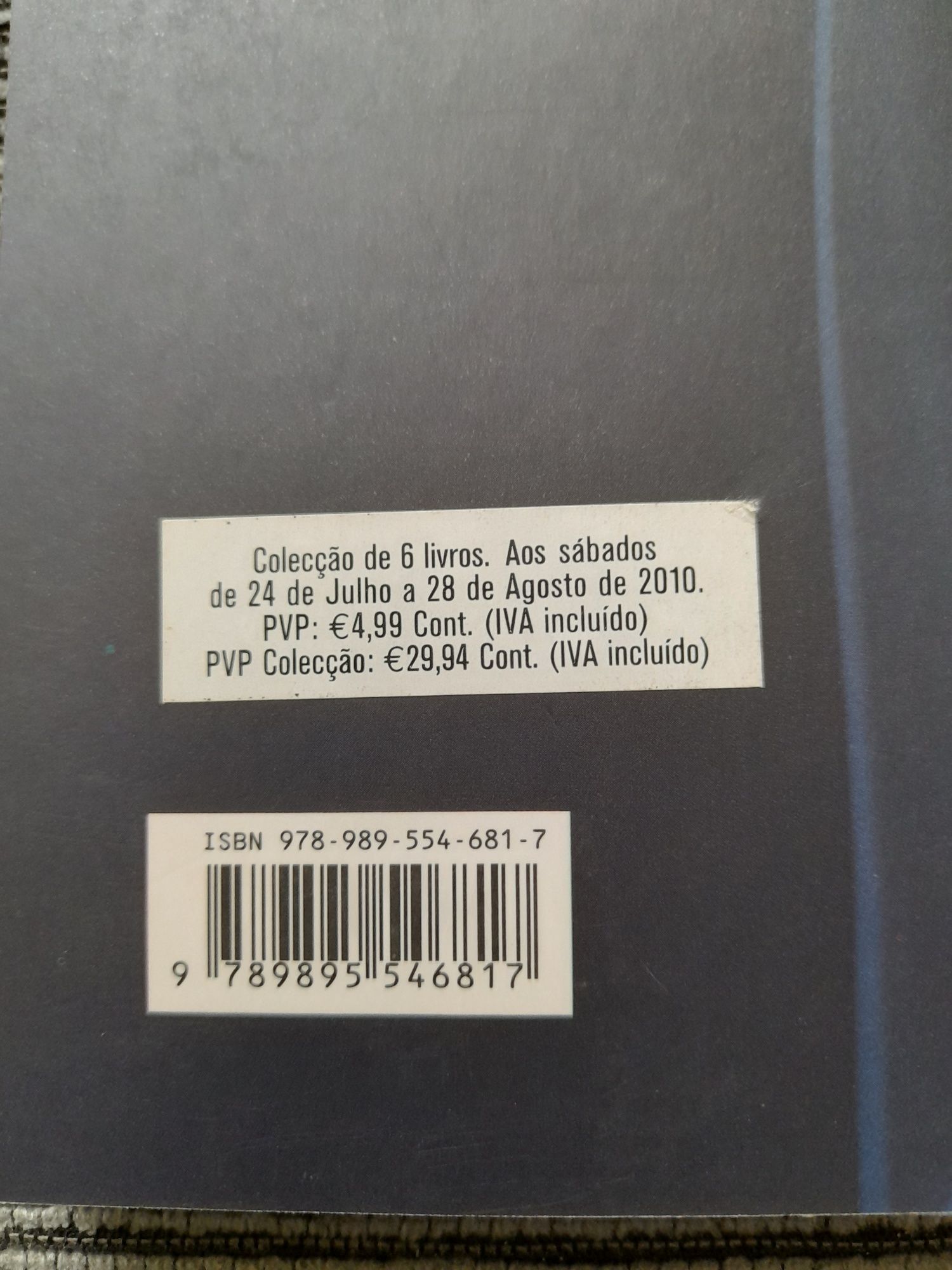 Conjunto de dois livros da Colecção "O Crepúsculo dos Vampiros"