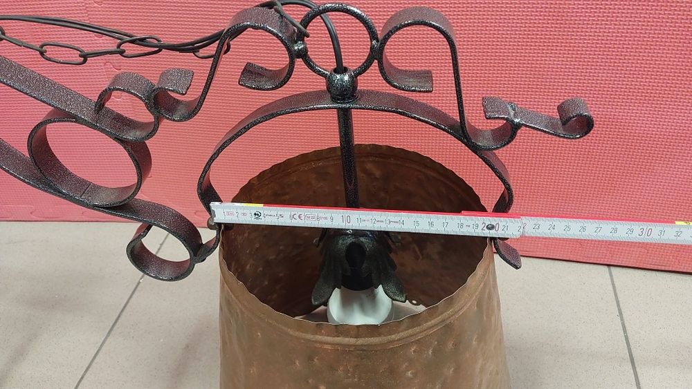 Stara lampa wisząca, żyrandol