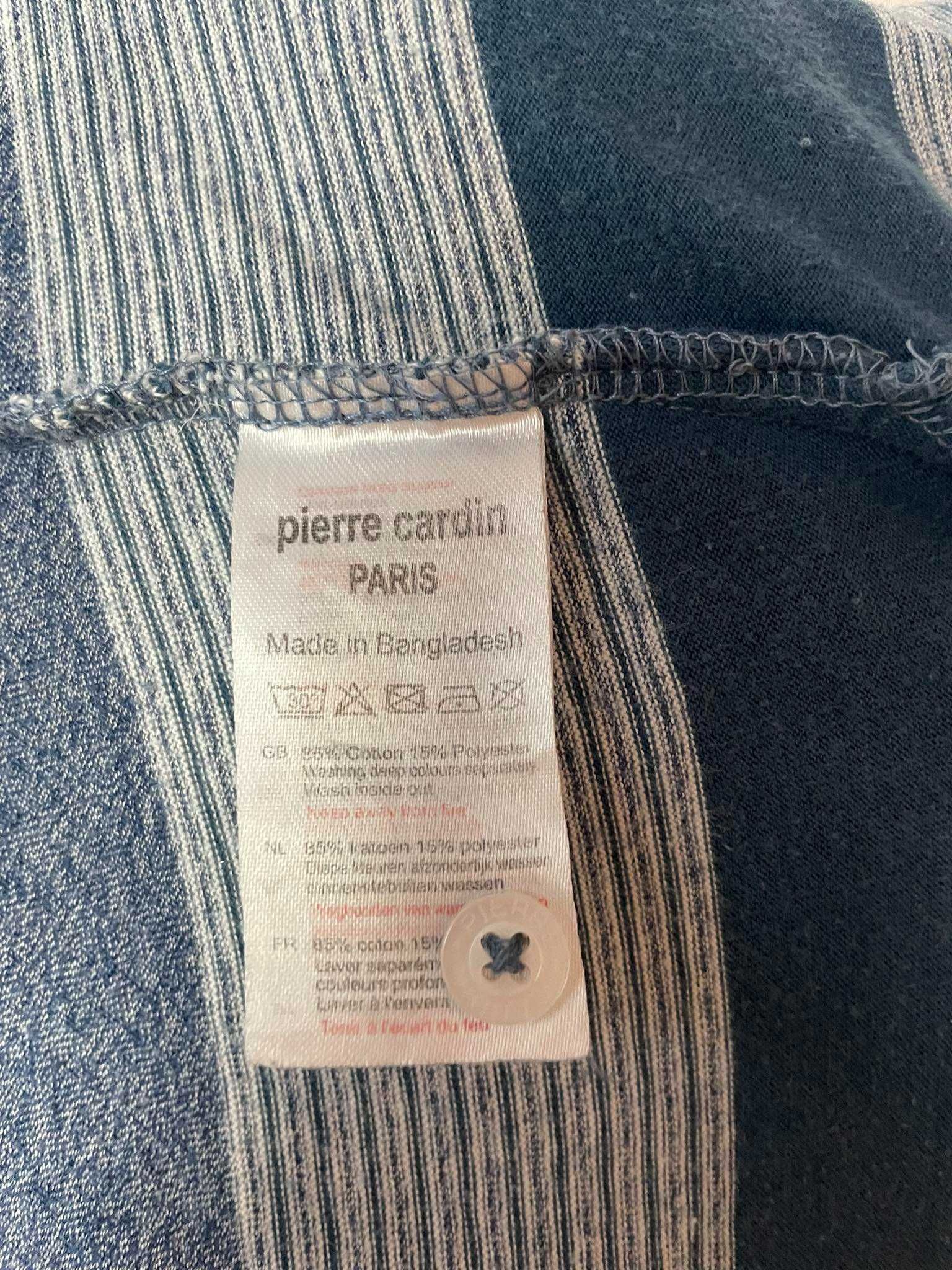 Koszulka Polo Pierre Cardin XXL  w paski niebieska