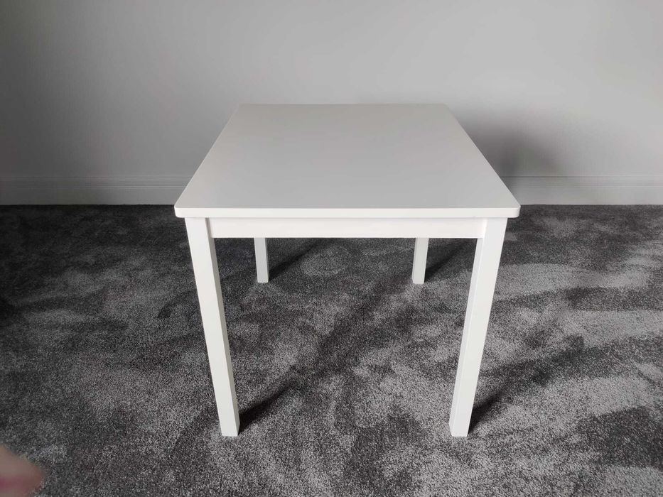 IKEA ZESTAW KRITTER stolik +2x krzesełko, BIAŁY