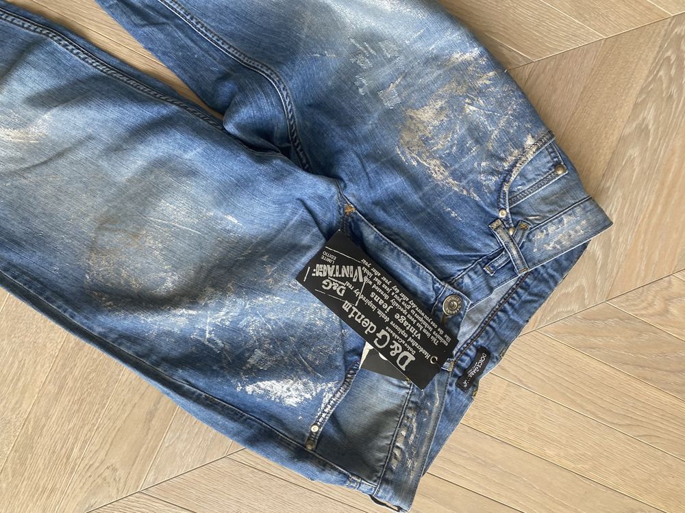 Spodnie jeans vintage dolce  gabbana