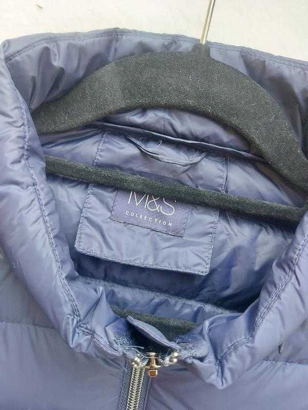 Ультралегкий пуховик стьобана демісезонна куртка m&s collection