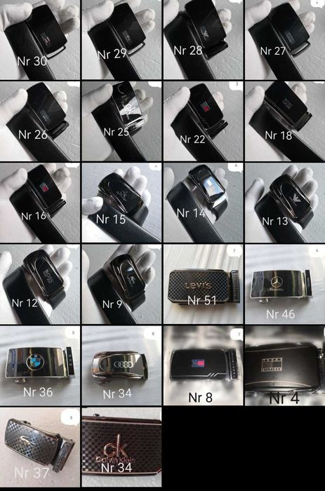 Nowe paski do spodni Męskie i Damskie pasek plus klamra cały komplet