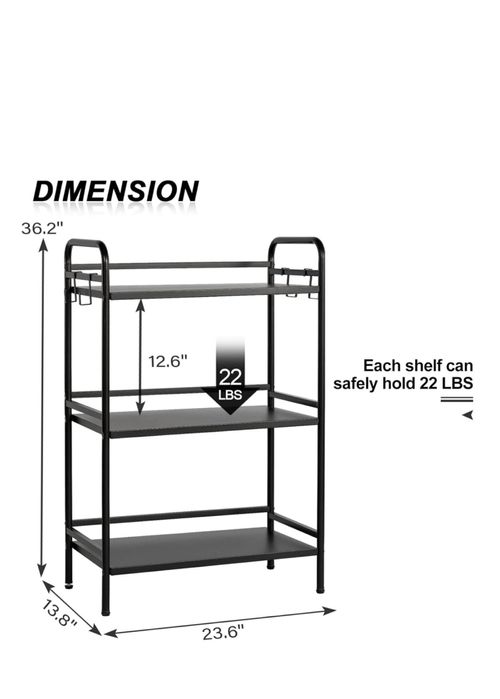 Organizer do przechowywania metalowy Regał