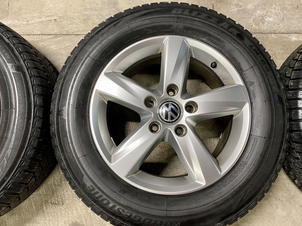 Volkswagen Touareg Alu Felgi 17 Cali + Opony 7mm + Dekle Zima Oryginal
