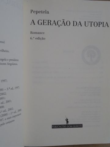 A Geração da Utopia de Pepetela