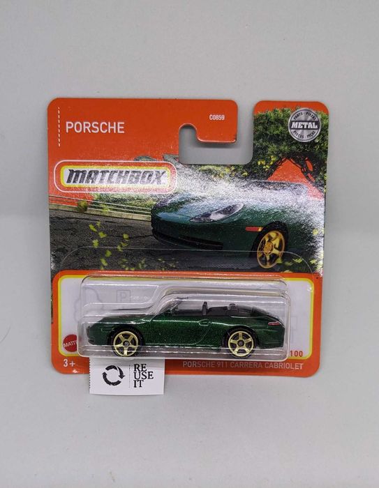 Matchbox - Porsche 911 Carrera Cabriolet - Portes Grátis