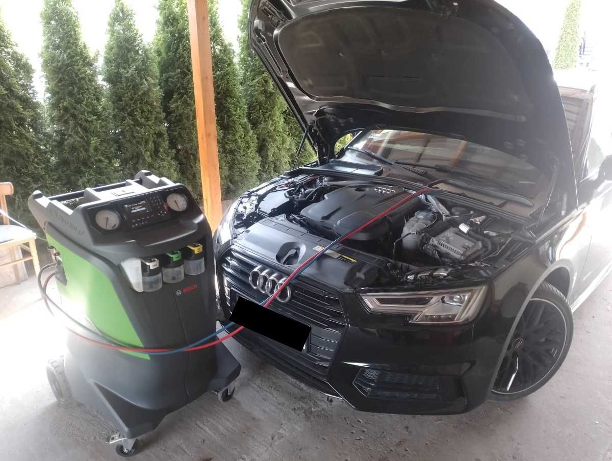 Serwis naprawa klimatyzacji czynnik R134A, R1234yf, naprawa, szczelnoś