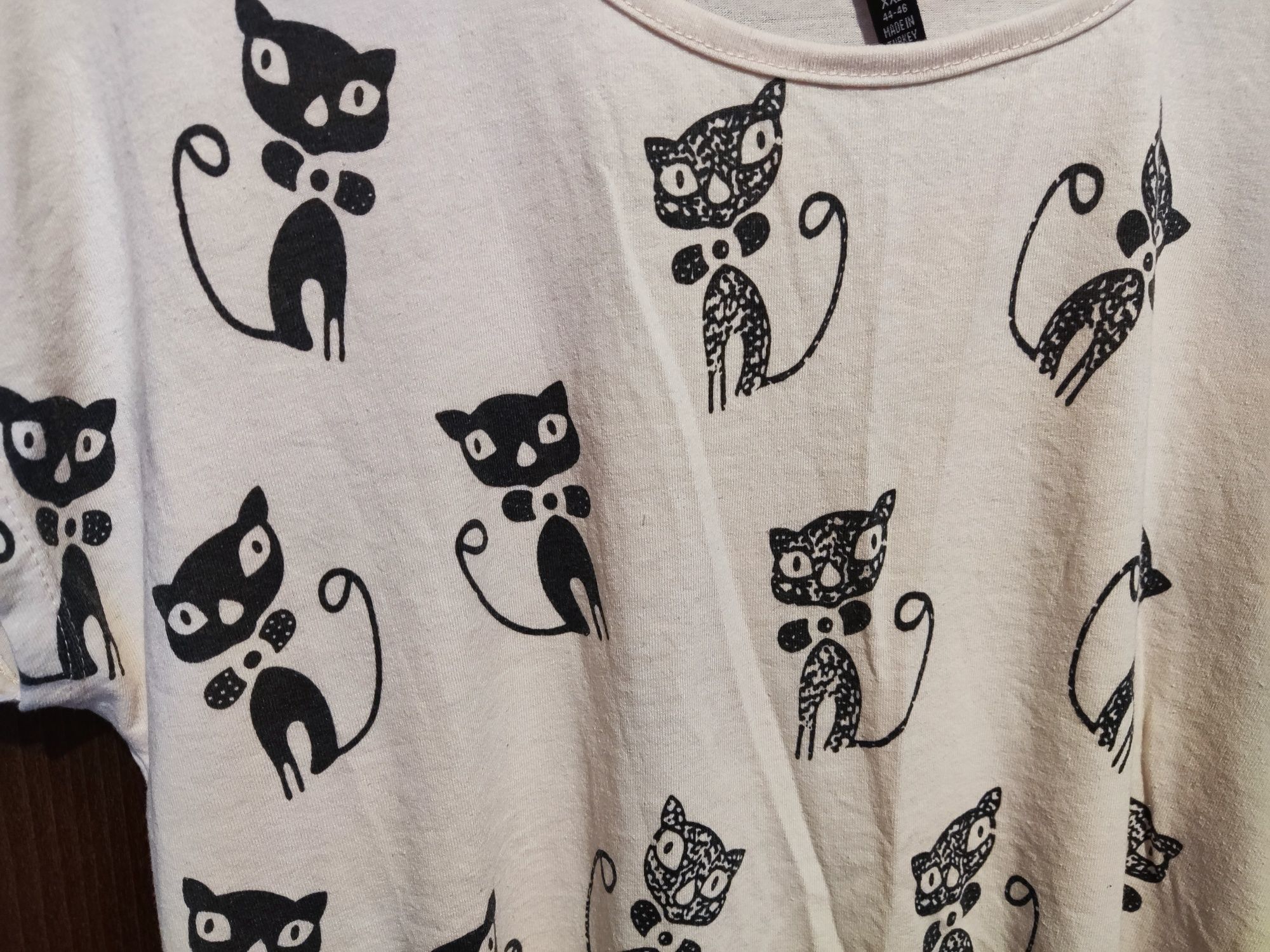 Koszulka damska w koty