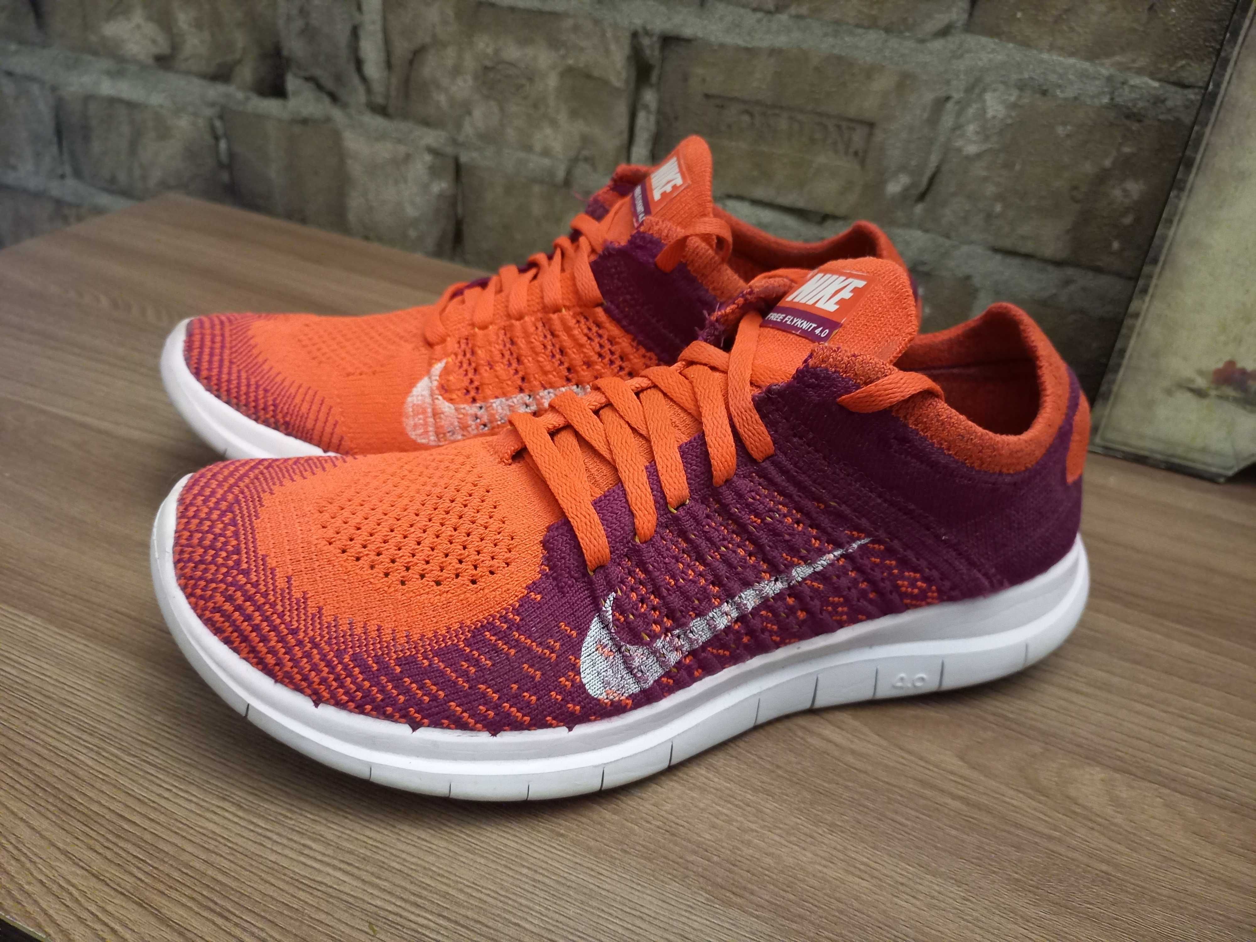 Nike free flyknit 4.0 беговые кроссовки размер 38,5.