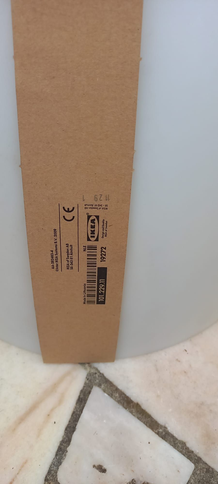 2 Abajures Ikea em Plástico