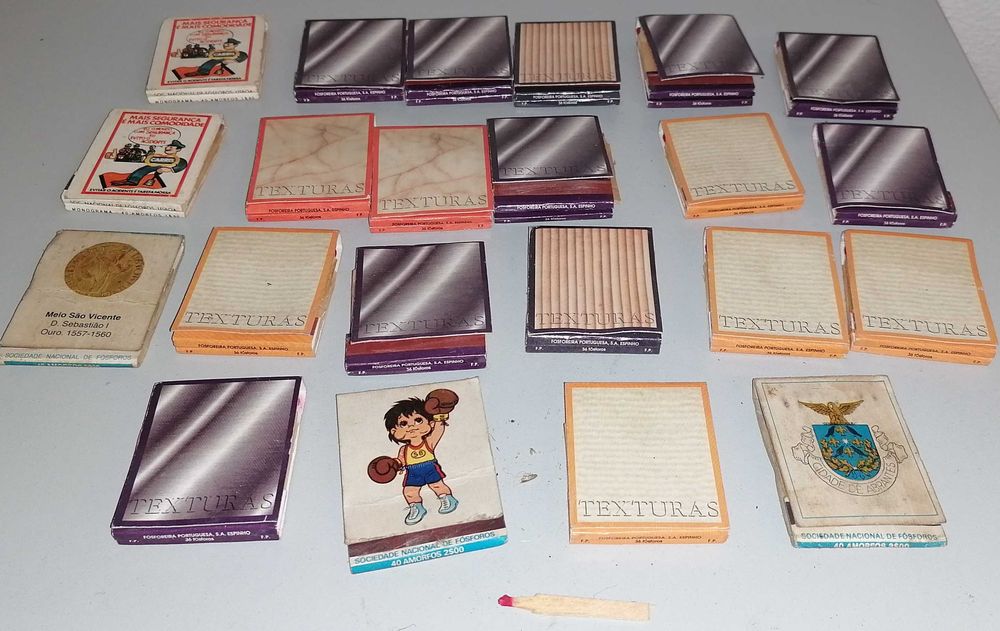 Carteiras de fosforo muito antigas, lote por 5€