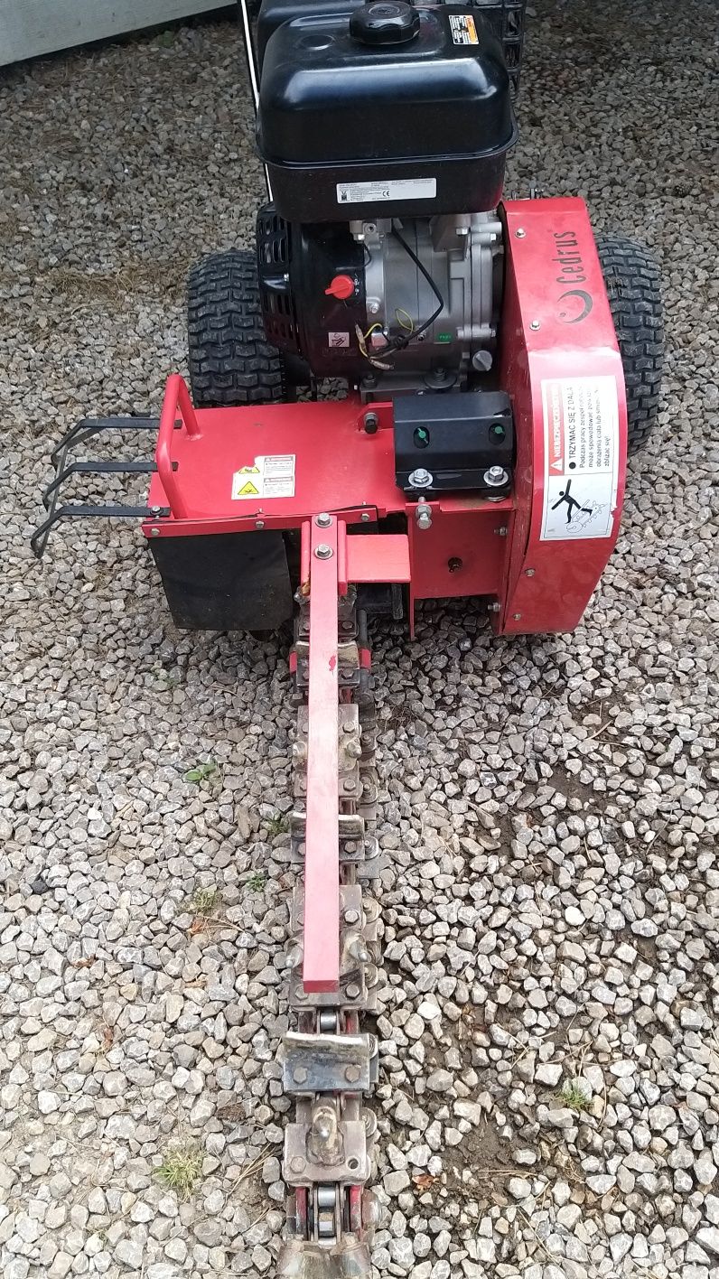 Koparka łańcuchowa Cedrus KP01, 60cm głębokość, silnik Loncin 15KM