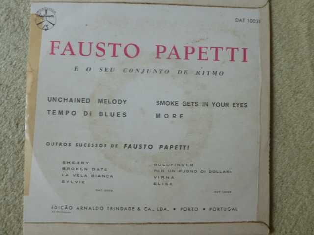 Disco vinil, Fausto Papeti, Unchained Melody, anos 60