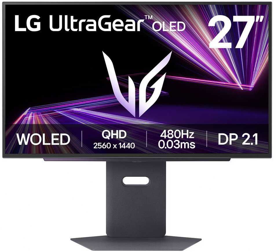 480 Hz OLED LG UltraGear 27GX790A-B 26.5" 2560x1440px 0.03 ms [GTG]