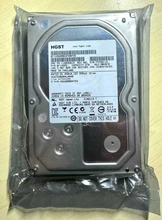 Жорсткий диск 2Tb 3.5" 7200 HGST Ultrastar HUA723020ALA640