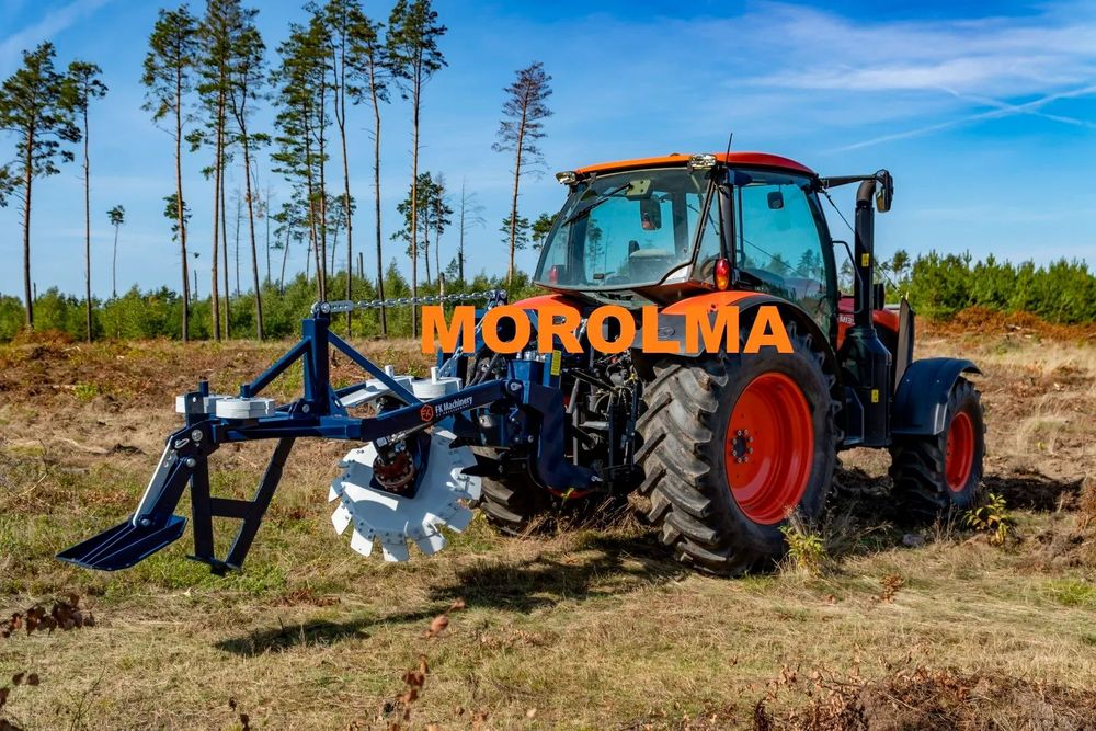 PŁUG LEŚNY AKTYWNY KOŁASZEWSKI z pogłębiaczem na WOM z hydrauliką FK MACHINERY