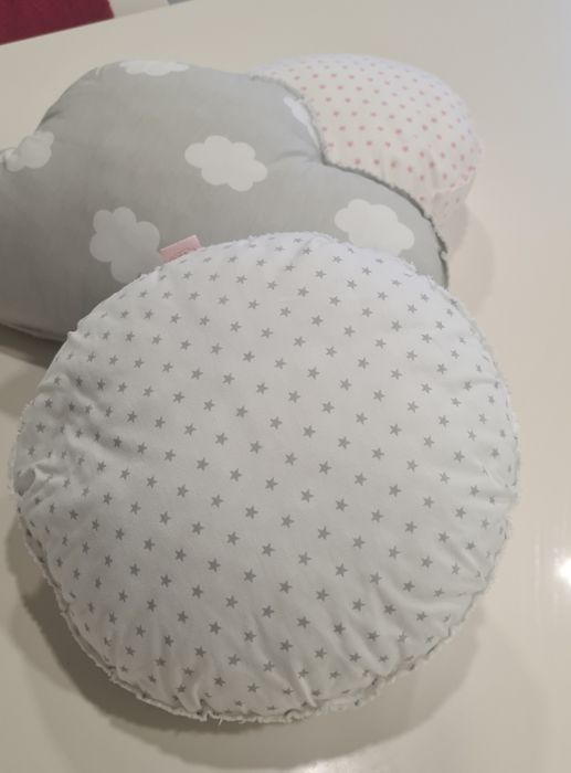 Três almofadas para quarto de bebé e criança, KUC.